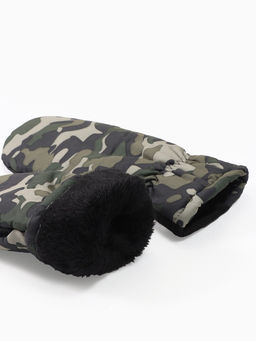 Варежки зимние мужские, размер 25 см, хаки