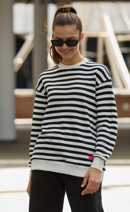 Свитшот P322-0556 black-white - Primm фото 3