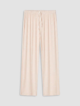 Fiyonk Bask?l? Hamile Pijama Alt?