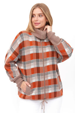 Жакет Д 3128/бежево-оранжевый