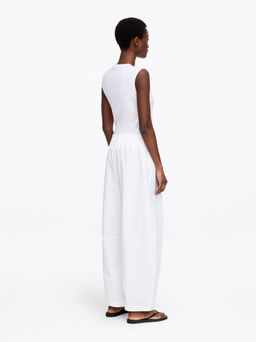 Pantalones de algod?n con pernera de barril - H&m фото 8