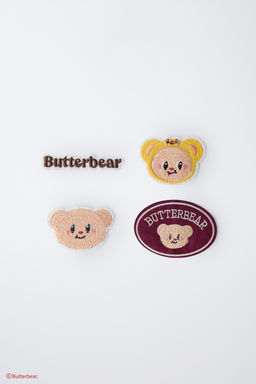 FOUR-PACK OF BUTTERBEAR PATCHES