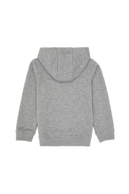 Erkek _ocuk Gri Melanj Basic Kap__onlu Sweatshirt Sepette S_rpriz _ndirim - U.s. polo assn фото 2