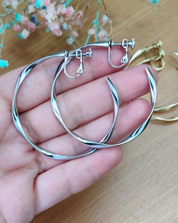 Серьги-клипсы Кольца