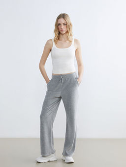 Beli Lastikli Kadife Kad?n E?ofman Alt?