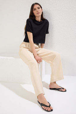 Trendyol Shoes Siyah Toka Aksesuar Detayl? Parmak Aras? Duz Kad?n Terlik TAKSS25TE00011 - Trendyolmilla фото 3