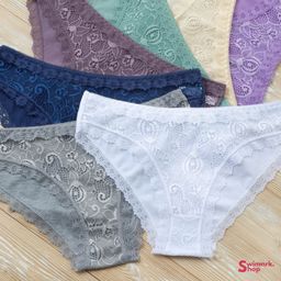 Трусики женские бикини с кружевом DX-2044, BIKINI - Swimark фото 3