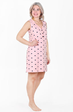 Сорочка Сирень С-295 (42-56) кулирка