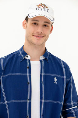 U. S. Polo Assn / Мужская темно-синяя рубашка с длинным рукавом - U.s. polo assn фото 17