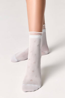 Цена за 2 пары Conte-Kids Носки TIP-TOP из вискозы с рисунками св.серый