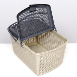 Корзина 47х36х27,5 см, серая - Simaland фото 6