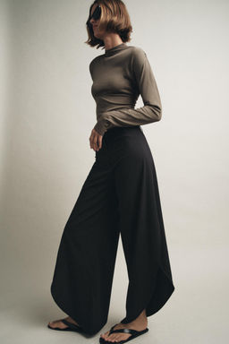 PINSTRIPED TROUSERS WITH VENTS ZW COLLECTION - Zara фото 7