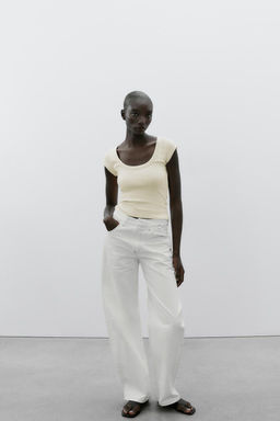 ROUND NECK T-SHIRT - Zara фото 16