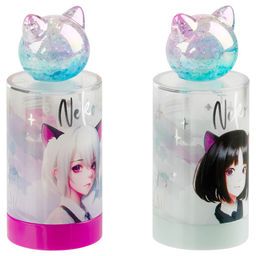 Точилка MESHU "Neko" пласт., 1 отв., с контейнером (MS_56000)