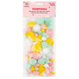 Hobbius SKPB Помпоны MIX 108 шт 01  фото 6