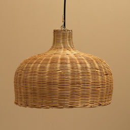 Светильник потолочный из ротанга «Стефан», 1×120 Вт, Е27, 40×40×30 см