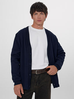 Кардиган мужской темно-синий