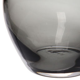 Ваза стеклянная "GREY GLASS" 14*20см