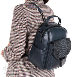 Рюкзак женский 69088-3 gray blue Velina Fabbiano-Safenta/50 в Новосибирске
