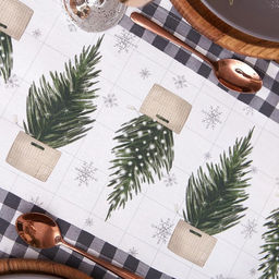 Дорожка на стол «Этель» Happy New Year 30×70 см, 100% хлопок, саржа 190 г/м²