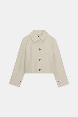 WATER-REPELLENT SHORT TRENCH COAT ZW COLLECTION - Zara фото 10