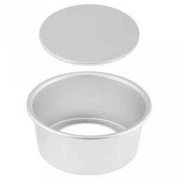 Форма для выпечки алюминиевая "Мастер" д16см, h7,3см, s1мм, съемное дно д14см, загнутый край (Китай)