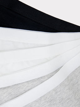 Трусы для девочек слипы мультипак (5 шт.) в черном цвете - Mark formelle фото 3