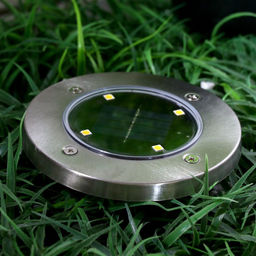 Садовый светильник на солнечной батарее, 11.51311.5 см, 4 LED, свечение тёплое белое - Luazon lighting фото 3