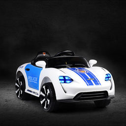 Электромобиль "Полиция" на аккумуляторе, в коробке