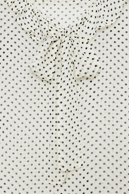 BLUSA LAZADAS LUNARES ZW COLLECTION / Blanco - Zara фото 9