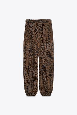 ANIMAL PRINT BALLOON TROUSERS ZW COLLECTION - Zara фото 2
