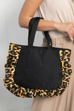 Сумка Солнышко (черный/лео) СС02