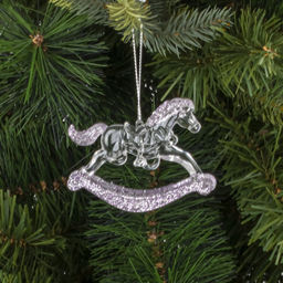 Украшение новогоднее "Лошадка", L8 W0,7 H7 см