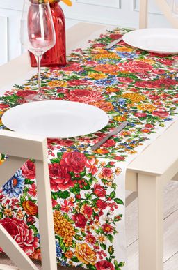 Дорожка на стол из рогожки 50x140 Happy Fox Home  фото 26