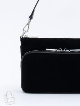 Сумка женская кожаная 8200PEF black Polina&Eiterou  в Новосибирске