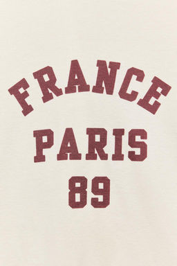 VARSITY T-SHIRT WITH STRIPES - Zara фото 9