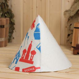 Шапка для бани СССР принт - Добропаровъ фото 2