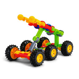 Конструктор "Вертолет и пушка" в коробке