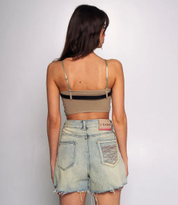 Топ #КТ8866 (1), бежевый