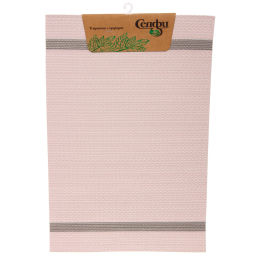Цена за 3 шт. Салфетка на стол 30*45см "Ромоло" плетеная, розовая