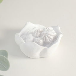 Цена за 2 шт. Фигурка Ангелочек спящий в цветке, 3.5?5.5?5.5 см, МИКС