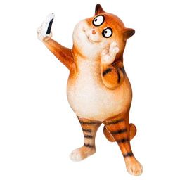 ФИГУРКА КОТОФЕЙ 10*8*15 СМ. КОЛЛЕКЦИЯ ОЗОРНЫЕ КОТЫ