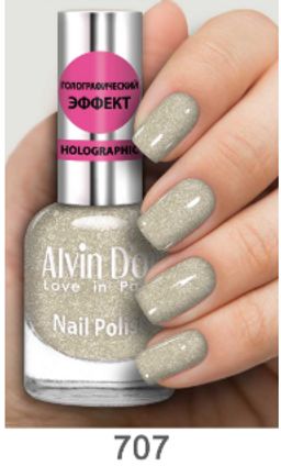 Alvin Dor Лак Голографический т. 707 15мл