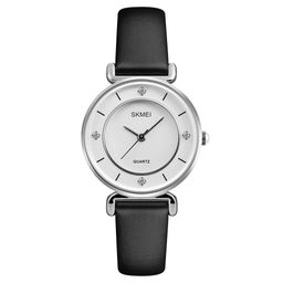 Часы наручные Skmei женские кварцевые 1330silver ремень