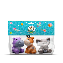 Набор игрушек для купания "Животные Африки" в пакете