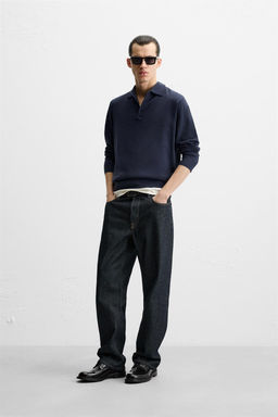 KNIT COTTON POLO SHIRT - Zara фото 2