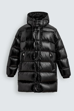 LONG 100% FEATHER PUFFER JACKET - Zara фото 8