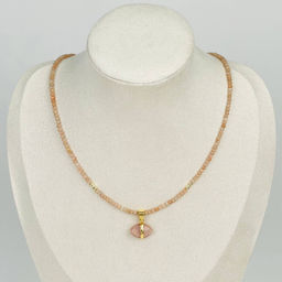 Колье из Лунного камня 40 см +