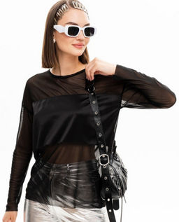 Лонгслив из сетки 457.2