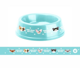 Цена за 3 шт. Миска пластиковая "МОЙ БРО - Идеально вкусно!, цвет мятный 21*6,5см (логотип на миске) 700мл